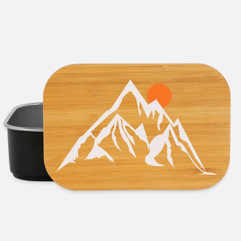 The sunny Summit - Lunch Box - Schwarz