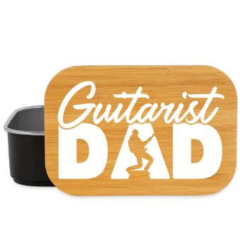 Guitarist Dad Professional Musician Father Gift - Lunch Box - black - Front