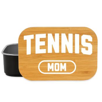 Tennis-Mama - Lunch Box - Schwarz - Vorne