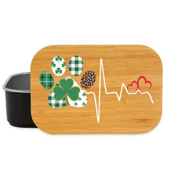 KleeHerz Mustermix - Lunch Box - Schwarz - Vorne