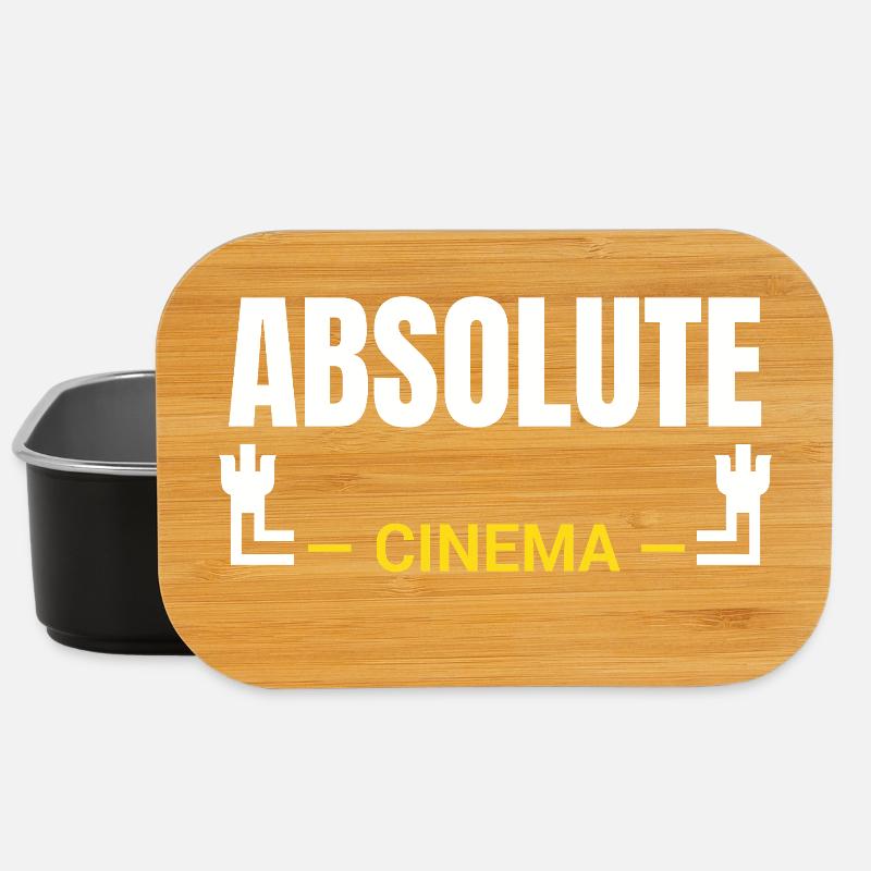 Absolute Cinema Statement - Lunch Box - Schwarz