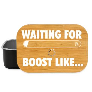 Waiting For Boost Like Turbo JDM Lover - Lunch Box - black - Front