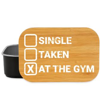 Gym Relationship Status - Lunch Box - black - Front