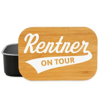 Retraités – En tournée (Retraités / Retraités / Blancs) - Boîte à goûter - noir - Devant