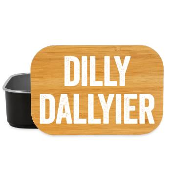 Dilly Dallyier Procrastinate Dredle Dilly Dally - Lunch Box - black - Front