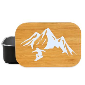 snowboard_berge - Boîte à goûter - noir - Devant