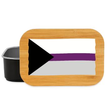 Demisexuelle Pride Flagge - Lunch Box - Schwarz - Vorne