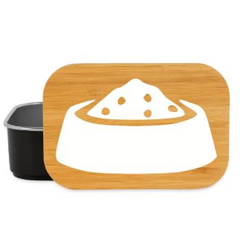 Bowl Pet Gift - Lunch Box - black - Front