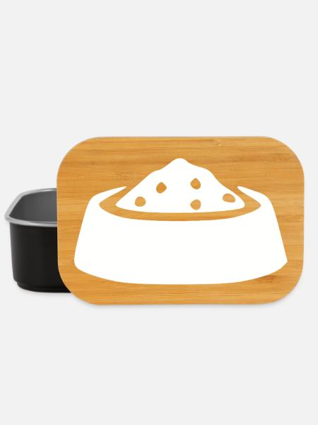 Napf Haustiere Geschenk - Lunch Box - Schwarz