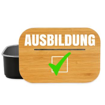 Ausbildung Abschluss - Lunch Box - Schwarz - Vorne