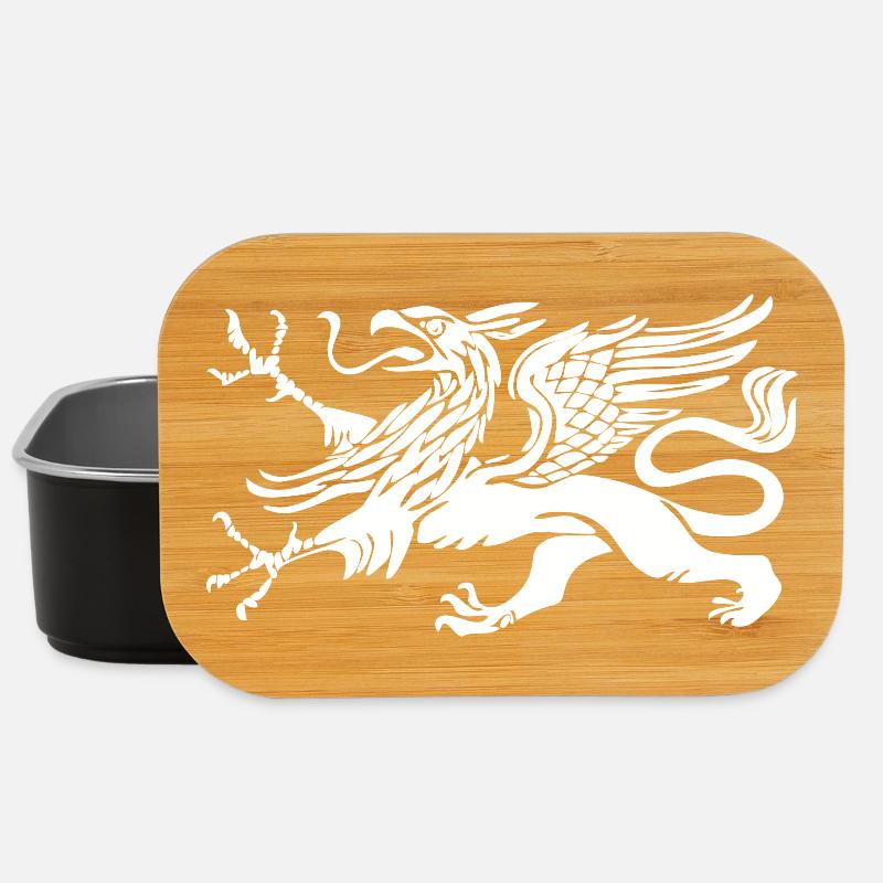 Rostock Greif - Vogel Greif - Lunch Box - Schwarz