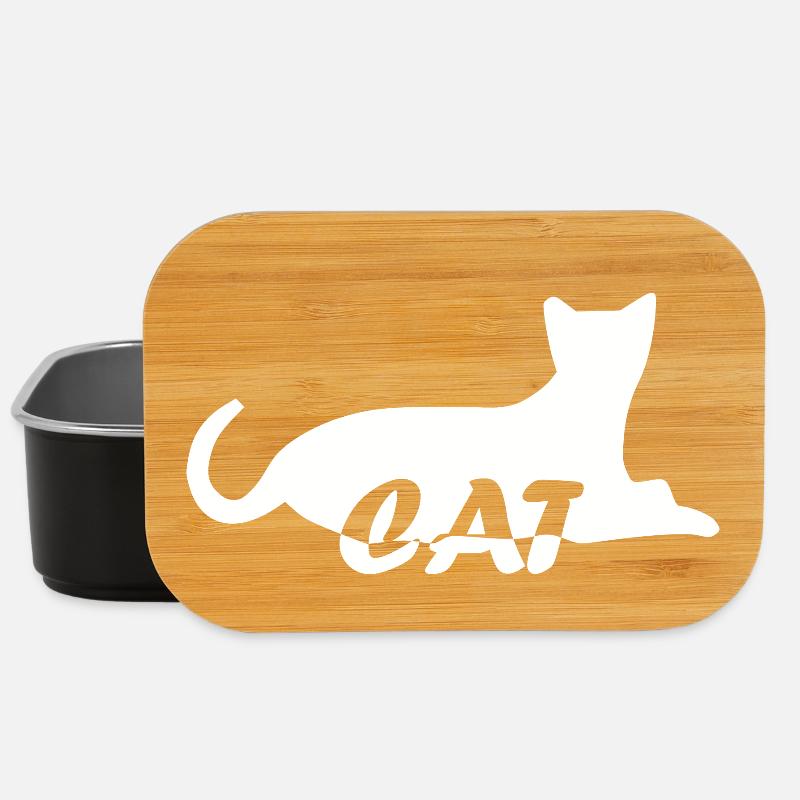 Katze Katze Katze Katze Katze Katze Katze Mieze - Lunch Box - Schwarz