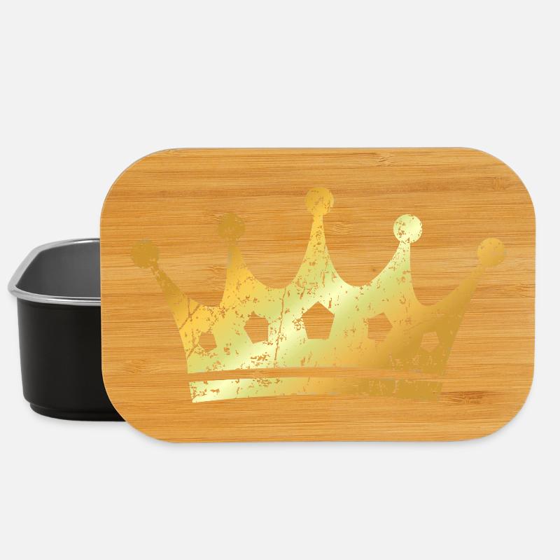 Krone (Goldgelb) - Lunch Box - Schwarz