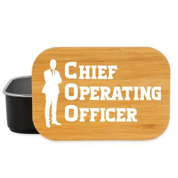 COO - Chief Operating Officer - Boîte à goûter - noir - Devant