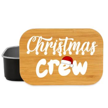 Christmas Crew family 2024 - Boîte à goûter - noir - Devant