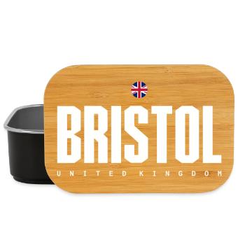Bristol UK Block Wordmark - Lunch Box - black - Front