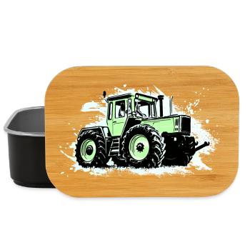 Grüner Traktor - MB-trac 1300 - Lunch Box - Schwarz - Vorne