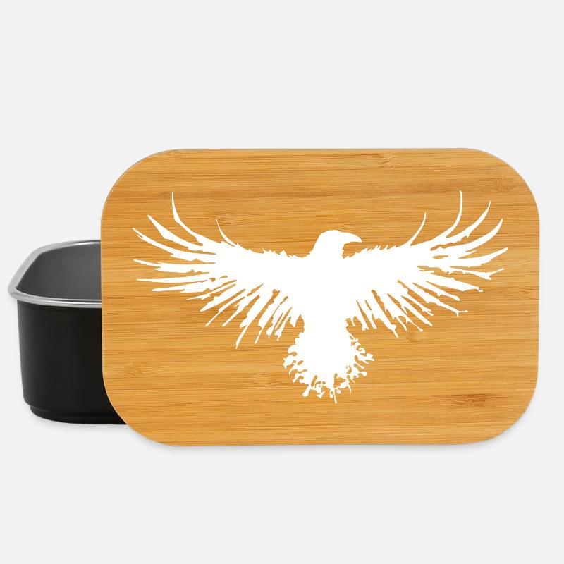 Le vol du corbeau blanc - Boîte à goûter - noir