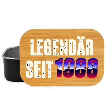 Legendary since 1988 - Lunch Box - black - Front
