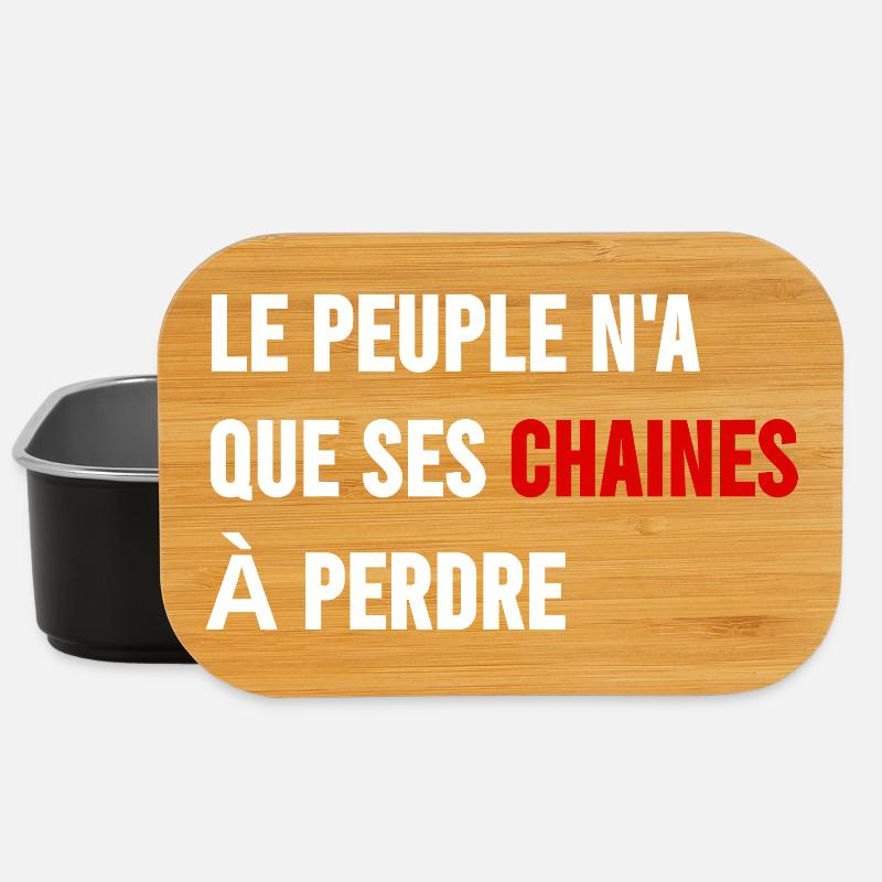 The people have only their chains to lose - Lunch Box - black