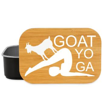 Goat Yoga - Lunch Box - black - Front