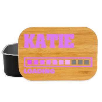 Katie as a baby - Lunch Box - black - Front