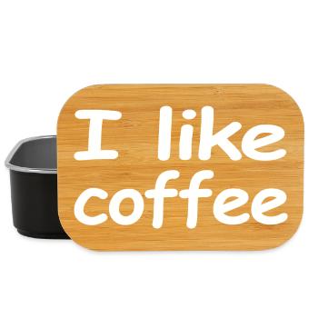 Kaffee - Lunch Box - Schwarz - Vorne