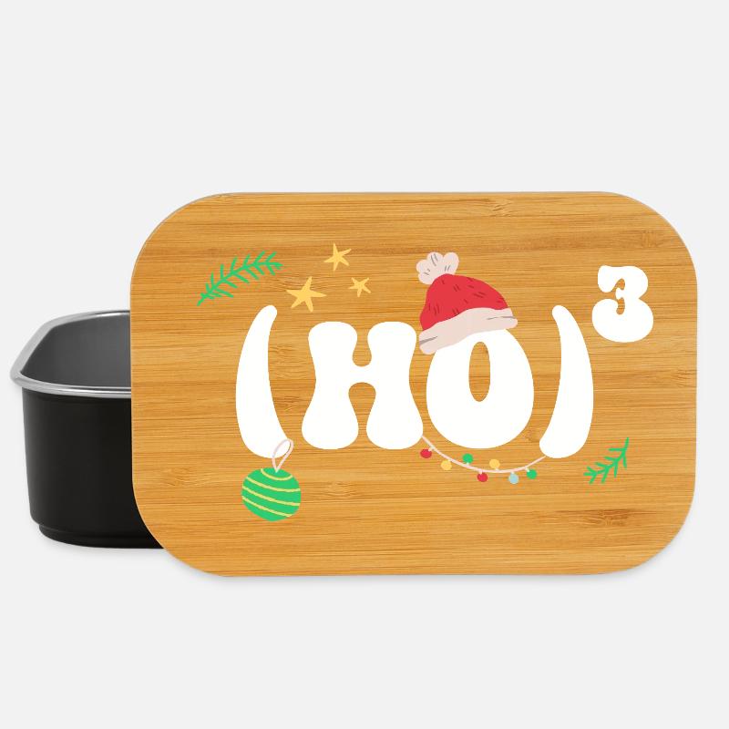 (HO)3 - Hohoho - Weihnachten Mathe - Lunch Box - Schwarz
