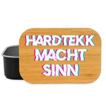 Hardtekk Tekk - Lunch Box - black - Front