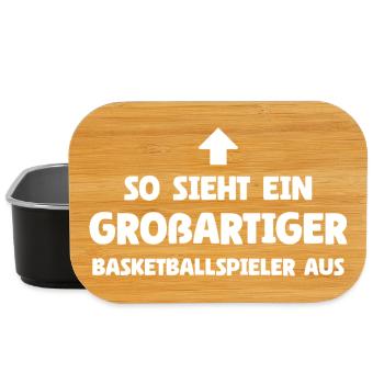 So sieht ein großartiger Basketballspieler aus - Lunch Box - Schwarz - Vorne