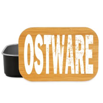 DDR Ostware Fun Ostalgie Geschenk Hoodie T-Shirt - Lunch Box - Schwarz - Vorne