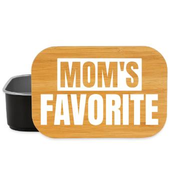 Favorite Child Mom's Darling I'm Mom's Favorite - Lunch Box - black - Front