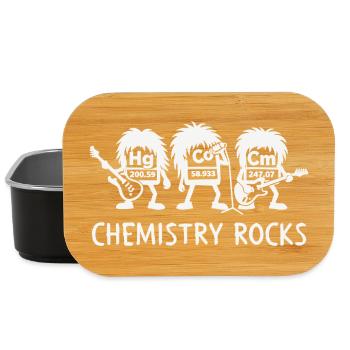 Chemie Rockt Periodensystem Schulhumor - Lunch Box - Schwarz - Vorne