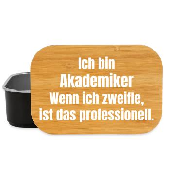 I'm an Academic Quote Shirt - Lunch Box - black - Front