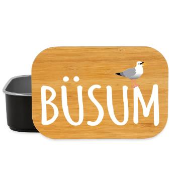 Büsum Möwe - Lunch Box - Schwarz - Vorne