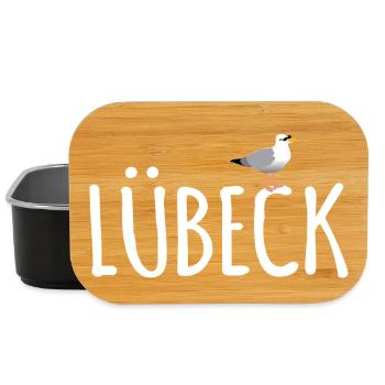 Lübeck Möwe - Lunch Box - Schwarz - Vorne
