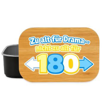 Zu alt für Drama 180 - Lunch Box - Schwarz - Vorne