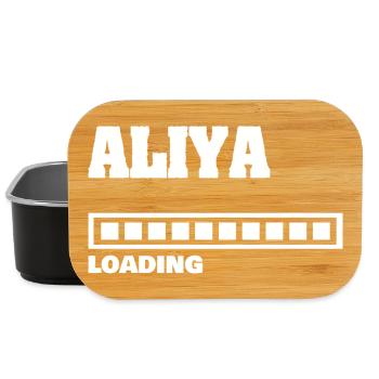 Aliya de naissance - Boîte à goûter - noir - Devant