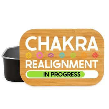 Chakra Alignment - Energy in Flow - Lunch Box - black - Front