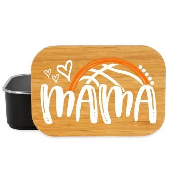 Mama Hoop Herz - Lunch Box - Schwarz - Vorne
