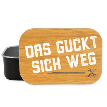 Das guckt sich weg - Lunch Box - Schwarz - Vorne