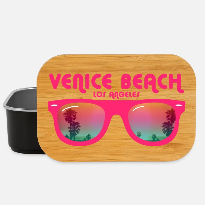 Venice Beach Los Angeles - Lunch Box - black
