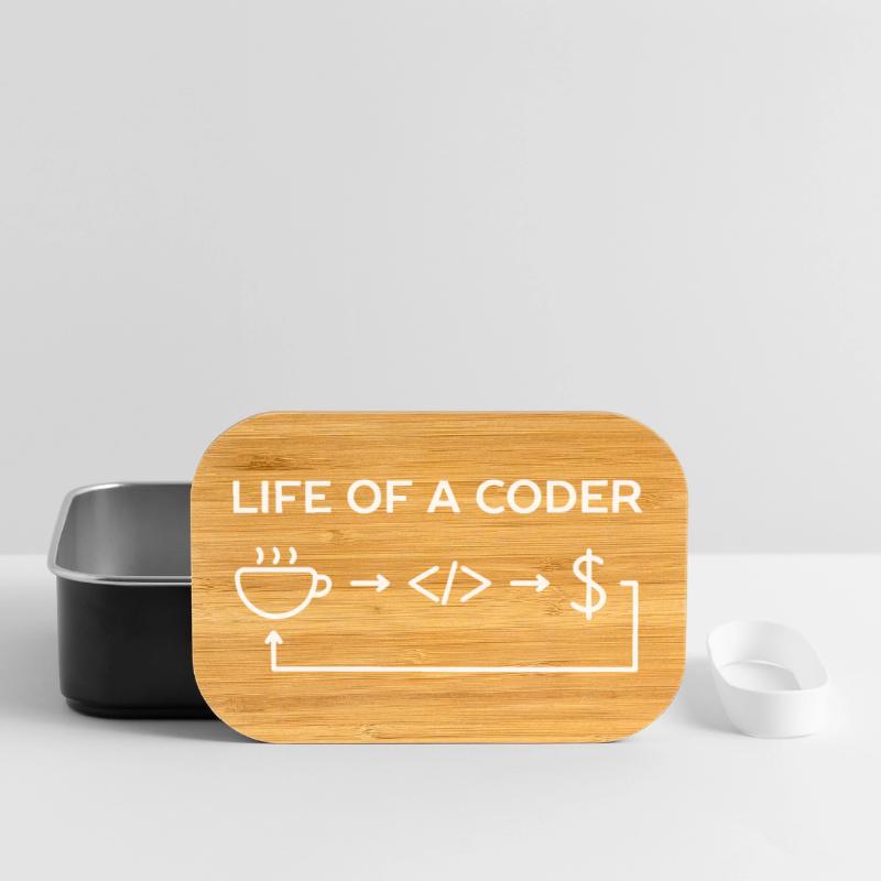 Vie de programmeur d'une chemise de codeur Boîte à goûter
