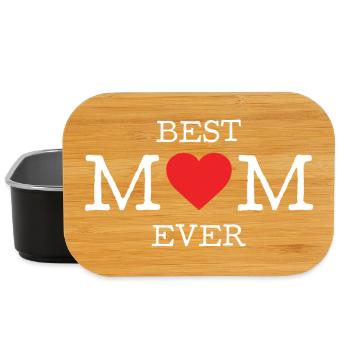 Best Mom Ever - Lunch Box - black - Front