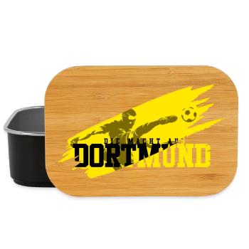 Fussball Dortmund - Lunch Box - Schwarz - Vorne