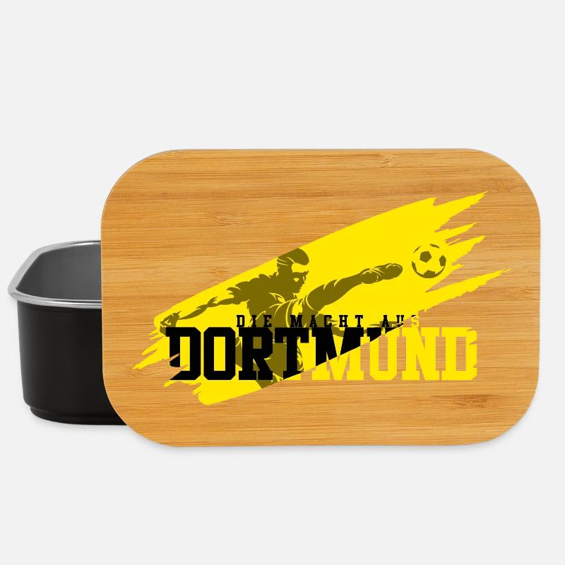 Fussball Dortmund - Lunch Box - Schwarz
