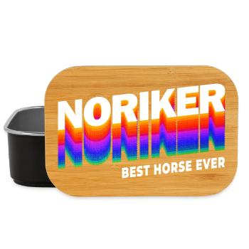 Noriker Horses Design / Gift Idea - Lunch Box - black - Front