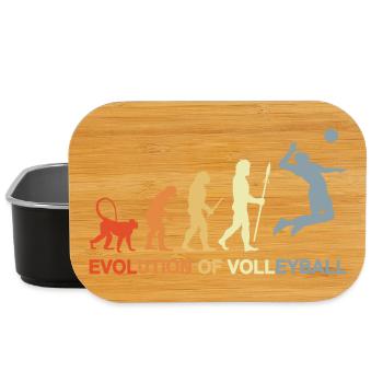 Évolution d’un joueur de volley-ball - Boîte à goûter - noir - Devant