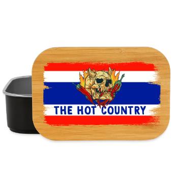 La Thaïlande, le pays chaud - Boîte à goûter - noir - Devant