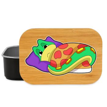 Schlange Schlafen Decke - Lunch Box - Schwarz - Vorne